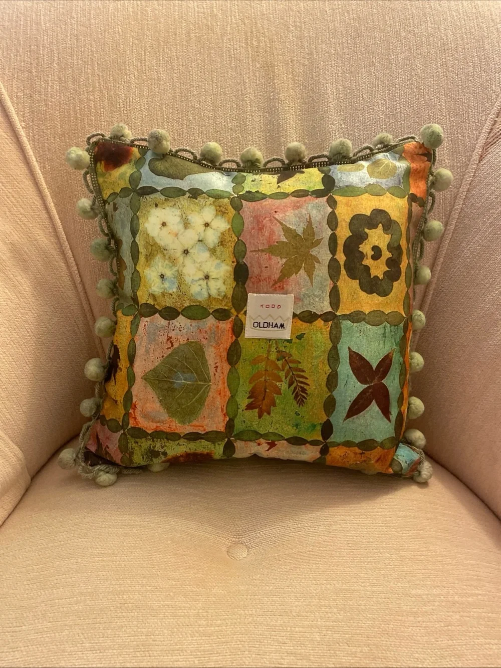 Todd Oldham Vintage 1994 Decorative Pillow